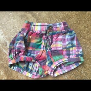 Ralph Lauren madras bubble shorts sz 12 mos EUC